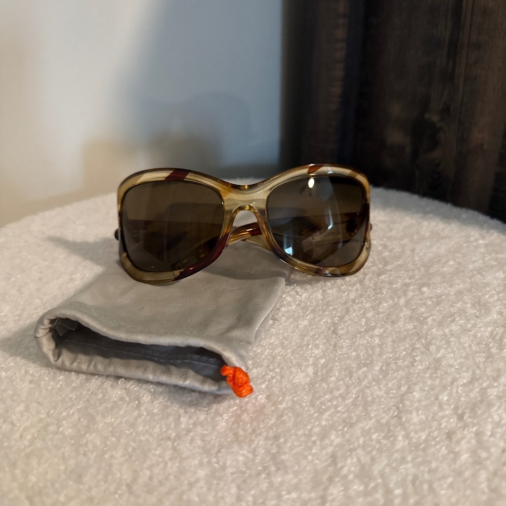 SPY Tortoiseshell Frame Sunglasses with Brown Lenses